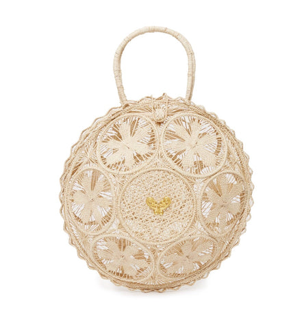 Flores Iraca Straw Bag